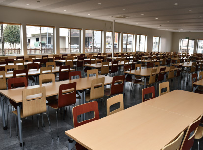 増築した学生食堂