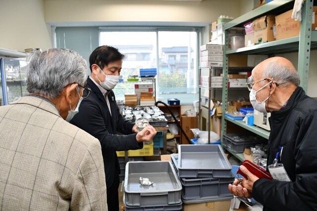 NPO法人田淵チバニアンズのガイドのみなさんが <br>研修ツアーで茨大を訪問
