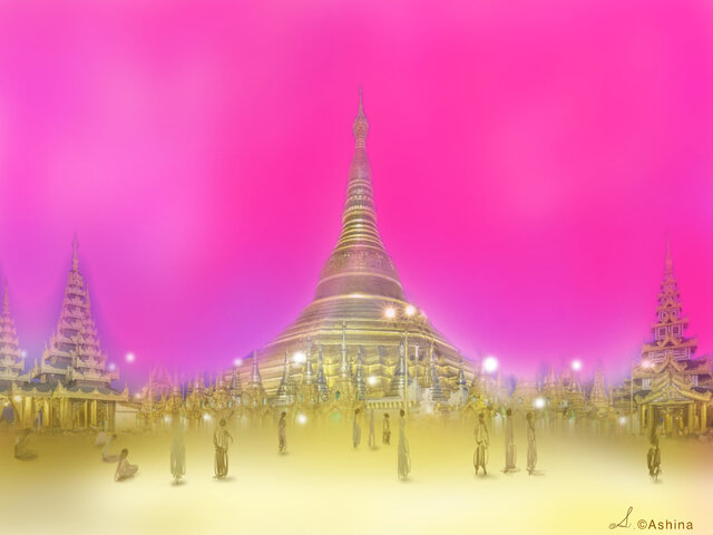 ＜深呼吸の時間＞<br>ミャンマーの黄金寺院
