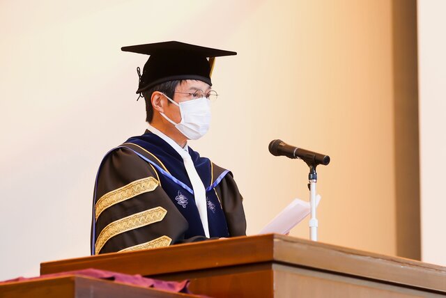 令和3年度卒業式　学長告辞・卒業生答辞を公開