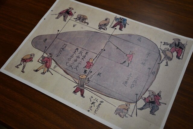 『羽陽秋北水土録』（秋田県公文書館所蔵）掲載の検地絵図