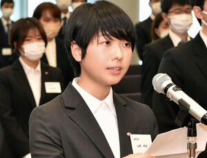 共同通信社の入社式で代表挨拶を行った茨大卒業生にインタビュー ―好奇心と個性が描く記者の在り方
