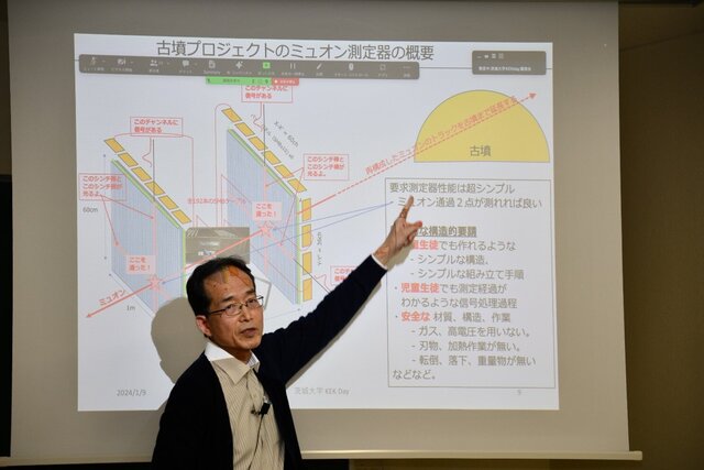 茨城大学・KEKデー　<br>量子ビーム活用した遺跡の探査の可能性にワクワク