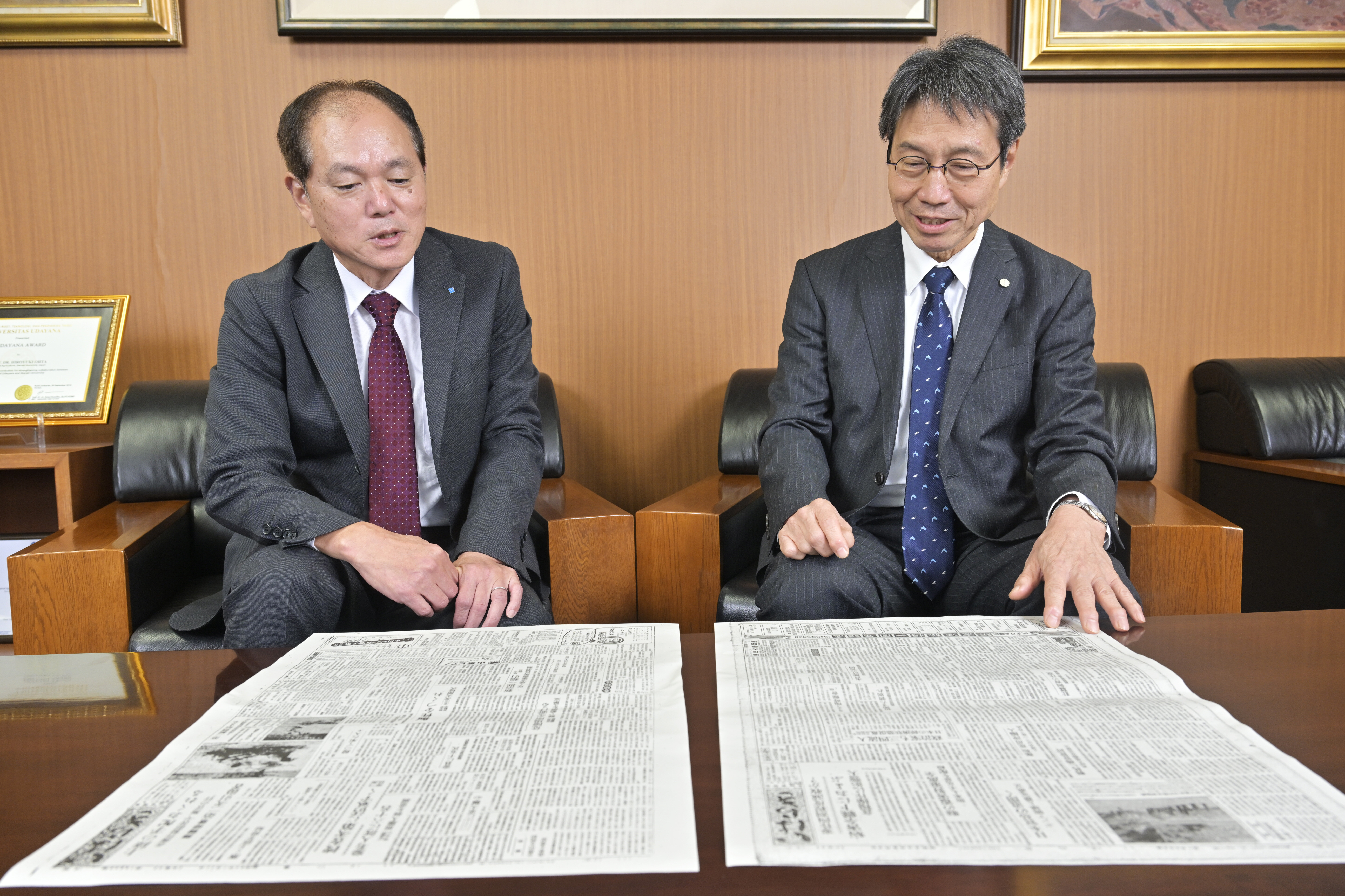 【対談】茨城新聞・沼田社長×太田学長<br>－茨城大学 創立75周年・創基150周年を記念して