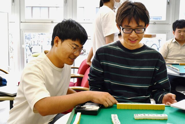 国籍や学年を越え、麻雀で交流！<br>－日立キャンパスの麻雀交流会