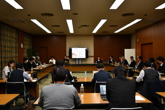 常陽銀行と茨城大学の共同による記者懇談会