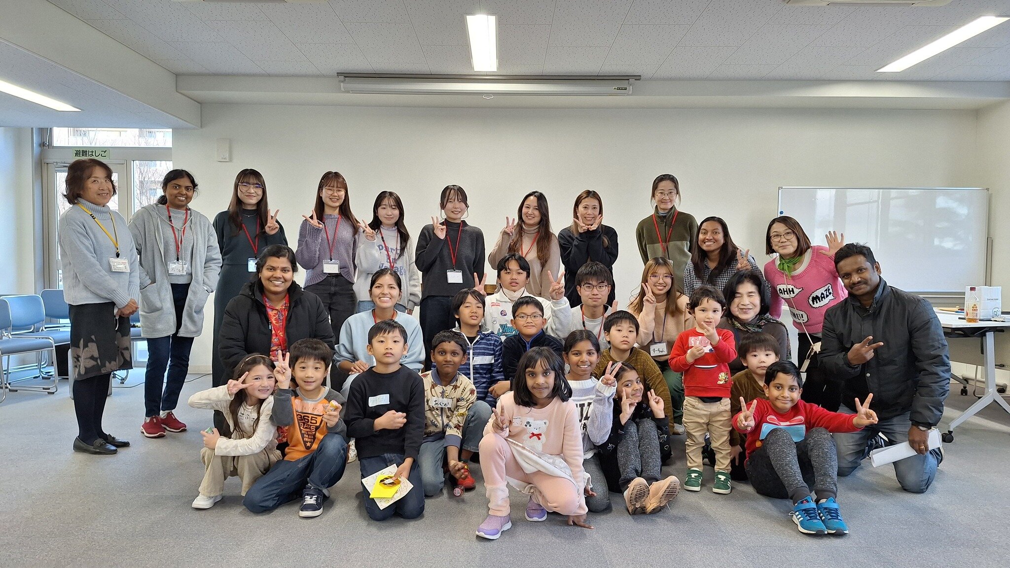「外国にルーツを持つ子どもたちの冬休み学習会」活動報告（地域未来共創学環）