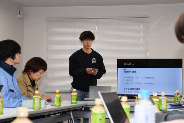 建設業界の実情は？<br>－学生がイメージ調査、課題や対応策を提案