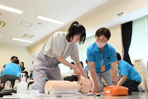 教育学部1年生全員が救命講習