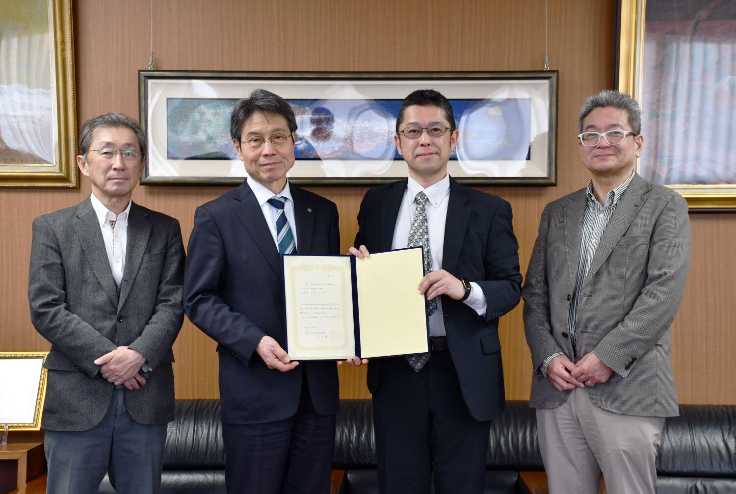 合同会社いばらき宇宙天気研究所に「茨城大学発ベンチャー」の称号を授与