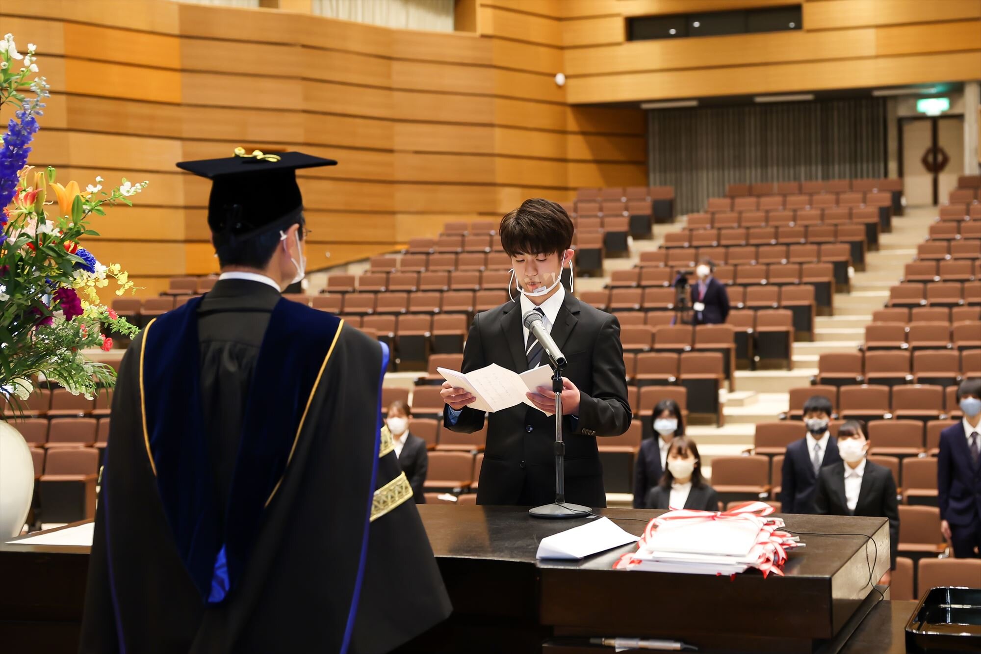 令和3年度入学式を挙行しました 講堂から動画で配信 News 茨城大学