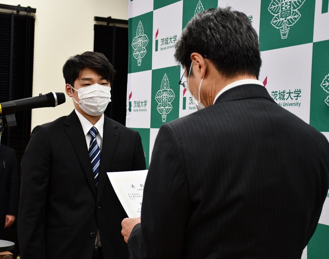 理工学研究科博士前期課程２年・鈴木黎弥さん